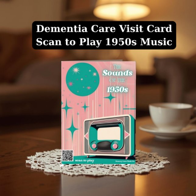 Present till minnesomsorg vid demens | 1950-tals M Vykort (Skapare uppladdad)