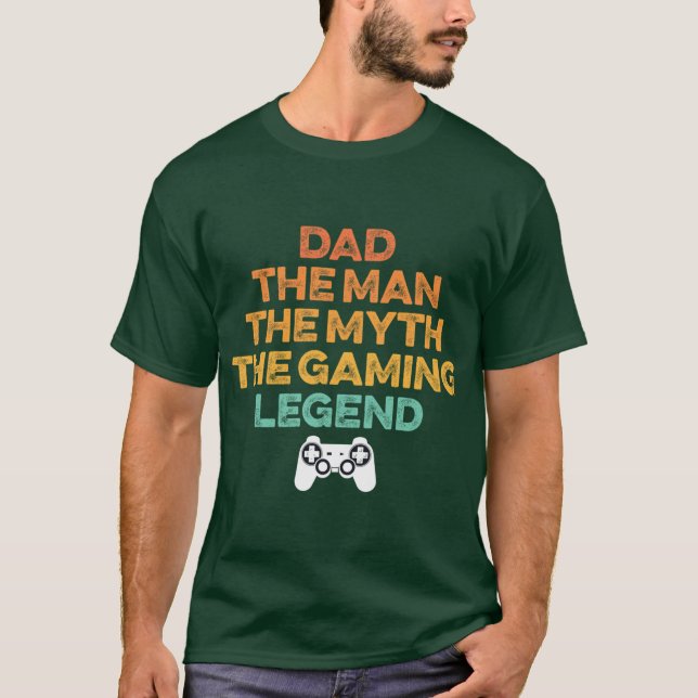 Present till pappa som spelar t shirt (Framsida)