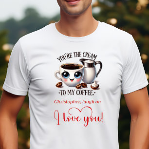 Present till Pojkvän Rolig Mat Alla Hjärtans Dag H T Shirt