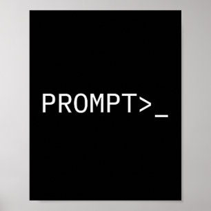 Present till prompt-kodare för AI-promptingenjör & Poster