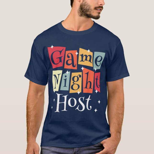 Present till spelkvällsvärd t shirt (Framsida)