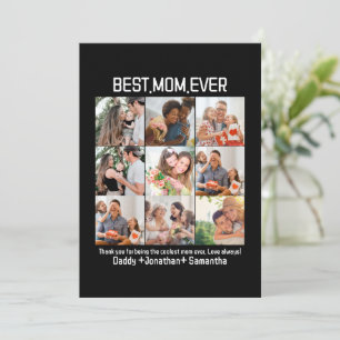 Present till världens bästa mamma - familjefotocol julkort