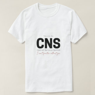 Present till vetenskapslärare - Linne med nervsyst T Shirt
