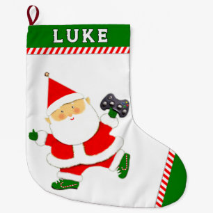 Present till videospelare på semester stor julstrumpa