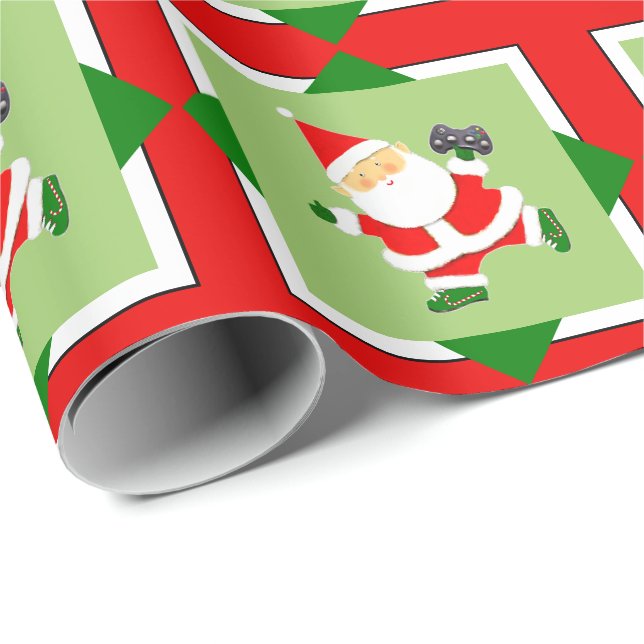 Present till videospelare under semestern presentpapper (Rullad Hörn)