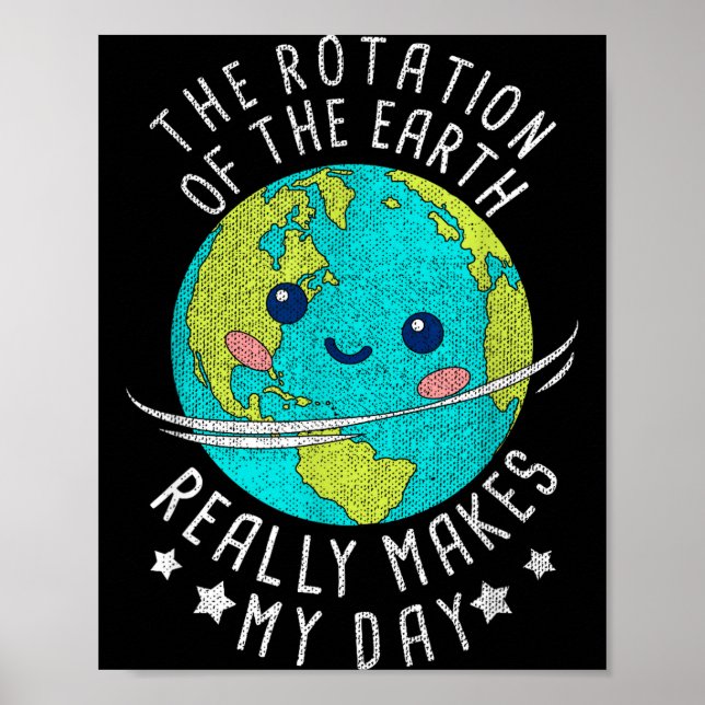 Present Vegan Natur Jordens Dag  Poster (Framsidan)