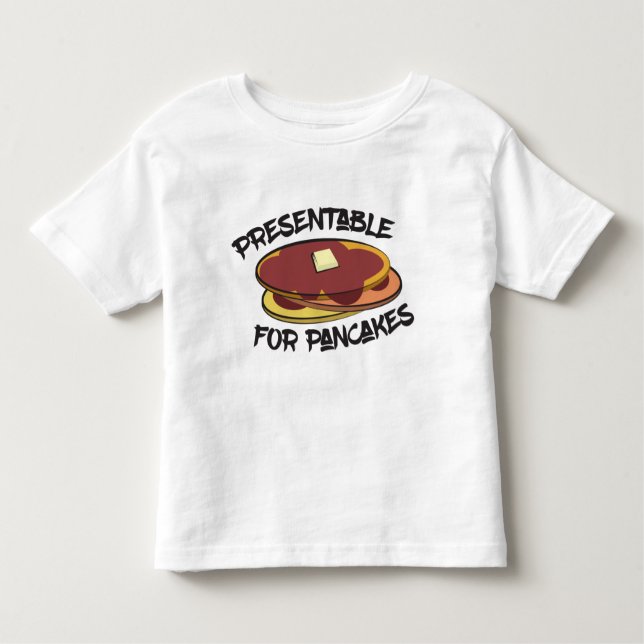 Presentabla för Pancakes Småbarn T-Shirt (Framsida)