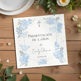 Presentación de 3 años Napkins Fjärilar Pappersservett
