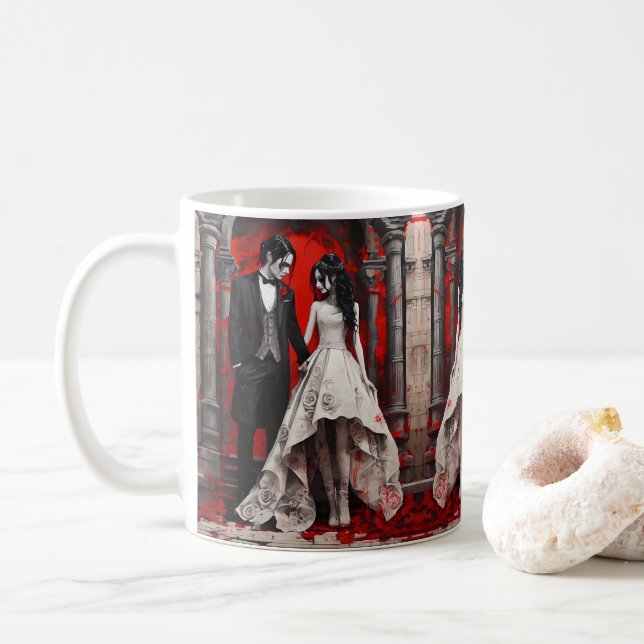 presentask för vin kaffemugg (Med munk)