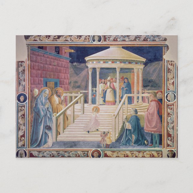 Presentation av den välsignade jungfrun Mary Vykort (Framsida)