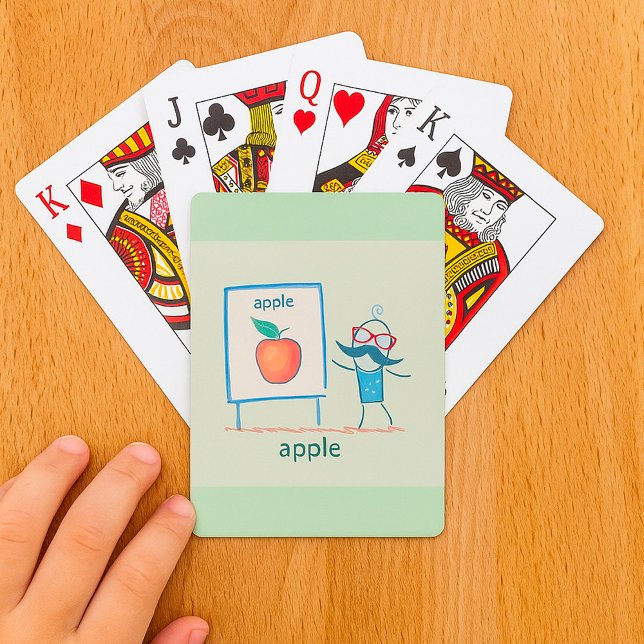 Presentation av ett äpple casinokort (Skapare uppladdad)