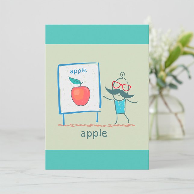 Presentation av ett äpple inbjudningar (Skapare uppladdad)