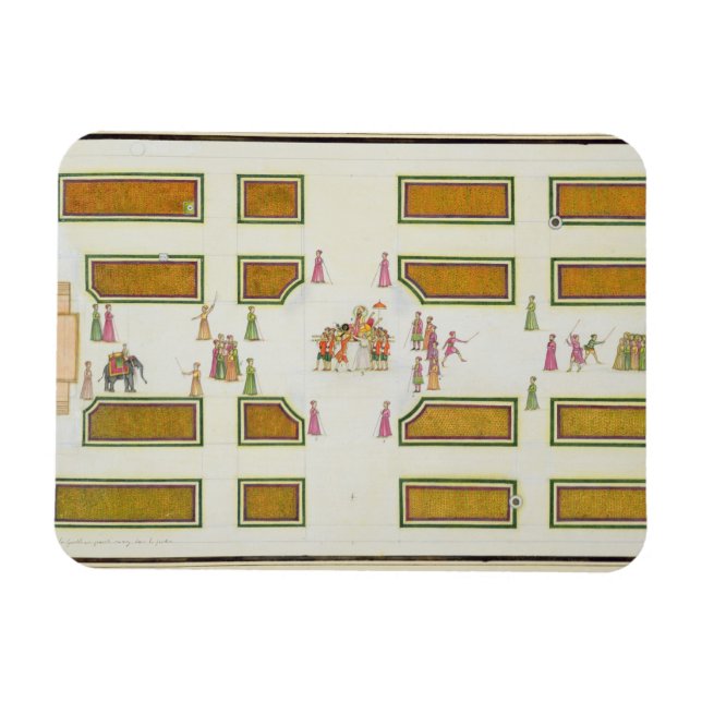 Presentation av Gentil av Nawab Shuja ud-Daula til Magnet (Horisontell)