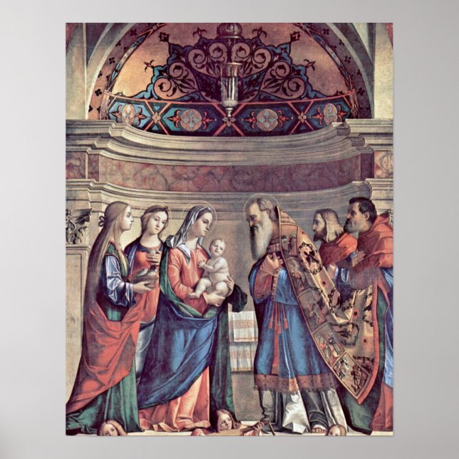 Presentation av Jesus av Vittore Carpaccio Poster (Framsidan)