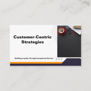 presentation av kundcentrerade strategier visitkort