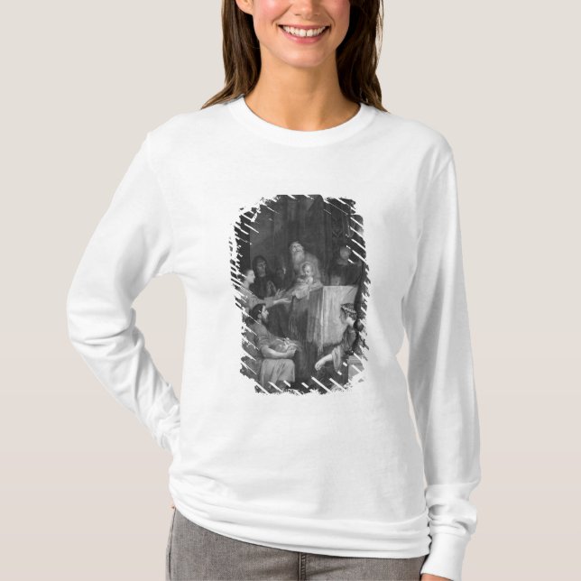 Presentation i tempelet t shirt (Framsida)