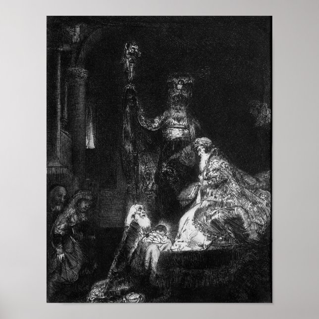 Presentation i Temple, 1654 Poster (Framsidan)