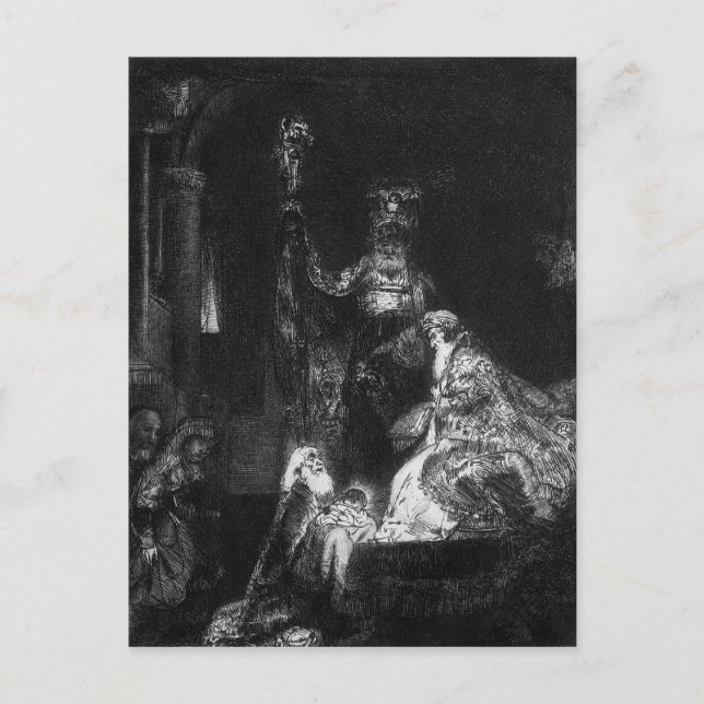 Presentation i Temple, 1654 Vykort (Framsida)