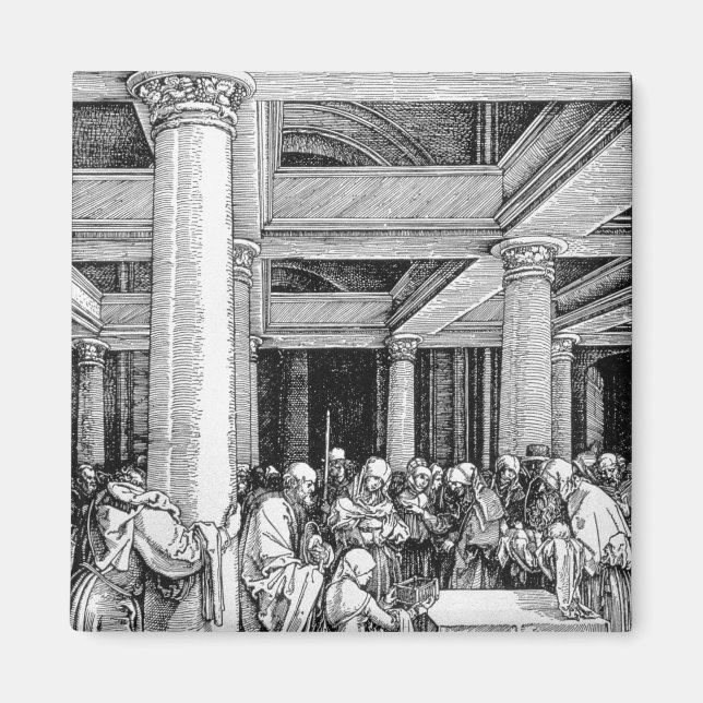 Presentation i templet, 1503/4 magnet (Framsidan)