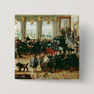 Presentation till hertigen Phillip II Knapp