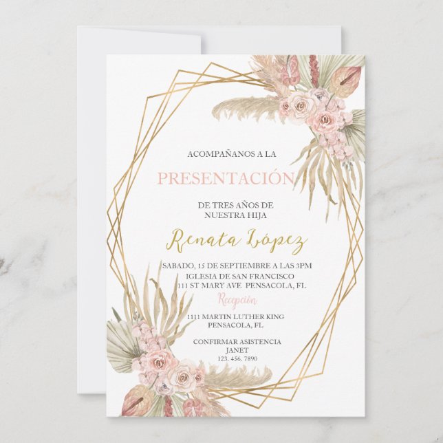 Presentation tre år  inbjudningar (Framsida)