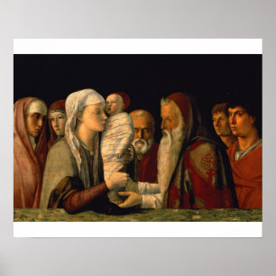 Presentationen av Jesus i tempelet Poster