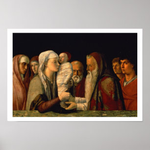 Presentationen av Jesus i tempelet Poster
