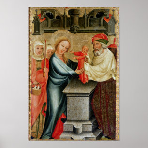Presentationen av Kristus i tempelet Poster