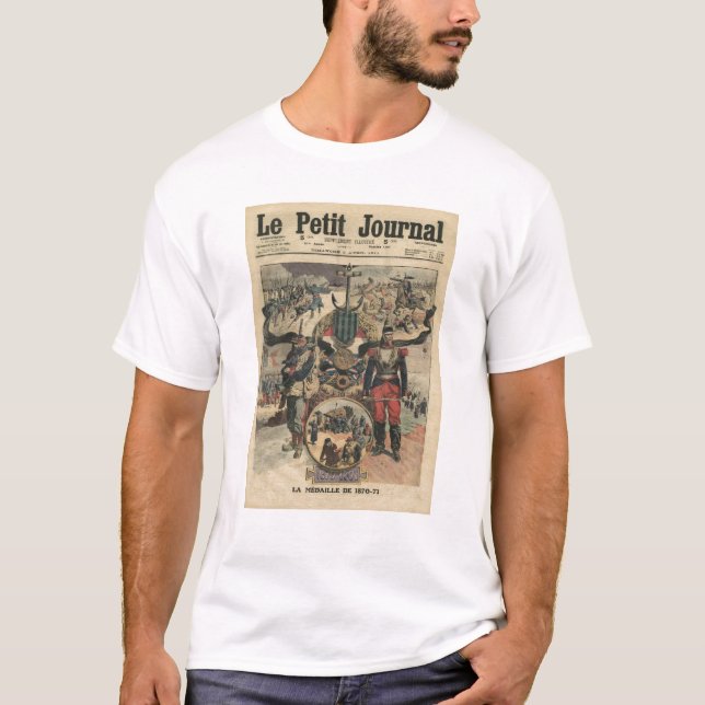 Presentationen av medaljen av kombattanter t-shirt (Framsida)