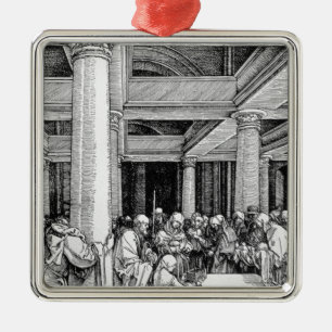 Presentationen i tempelet, c.1503/4 julgransprydnad metall