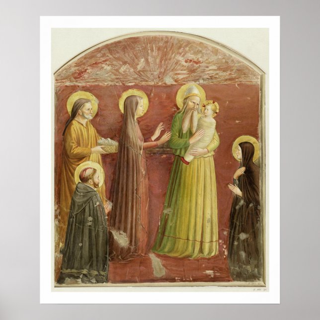 Presentationen i Temple från en serie p Poster (Framsidan)