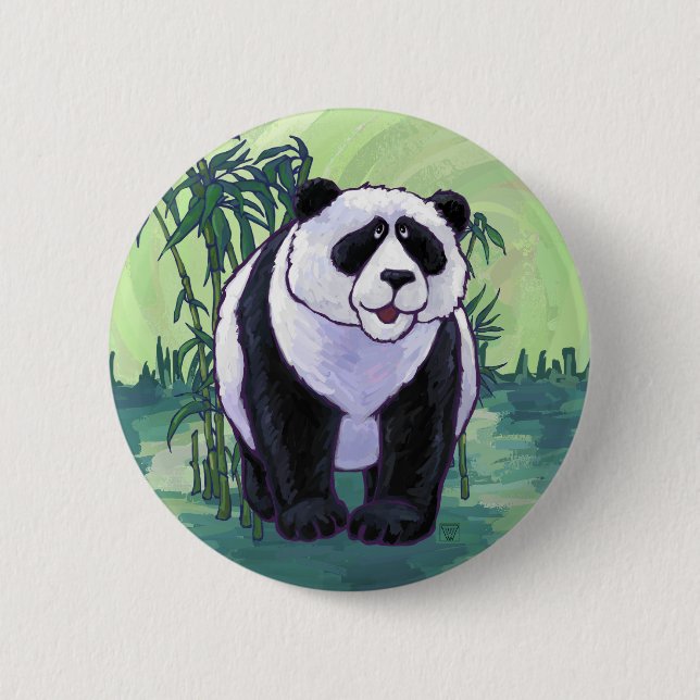 Presentationer och tillbehör för Panda Bear Knapp (Framsida)
