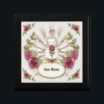 Presentbox för Bride Bröllop Ro Minnesask<br><div class="desc">Presentlåda i Bride Bröllop, T-Shirt, Bröllop kläder, bröllopsgåvor från ArtMuvz Illustration. Matchande Anpassade Bröllop möhippa, mottagning, repetitionsmiddagsutrustning. Fira kärlek i stil med vår bröllop-design, Perfekt för bruden, brudgummen, bröllopsfesten och gästerna. Du kan anpassa dig med ditt namn eller bröllop-datum. Underbar för händelser med anknytning till bröllop. Visa upp din upphetsning...</div>