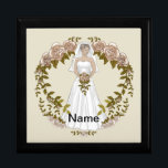 Presentbox för Loving Bride bröllop Minnesask<br><div class="desc">Loving Bride bröllop, Bröllop kläder, Bröllop t-shirts, bröllopsgåvor av ArtMuvz Illustration. Matchande Anpassade Bröllop möhippa, mottagning, repetitionsmiddagsutrustning. Fira kärlek i stil med vår bröllop-design, Perfekt för bruden, brudgummen, bröllopsfesten och gästerna. Du kan anpassa dig med ditt namn eller bröllop-datum. Underbar för händelser med anknytning till bröllop. Visa upp din upphetsning...</div>
