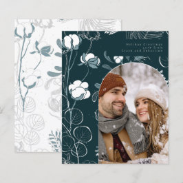 PRESENTBUDGET Vinter Botanisk Foto Personlig