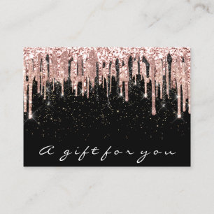 Presentcertifikat Makeup Lash Hair Nagel Confetti Visitkort