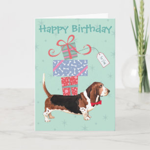 Presenter Basset Hound Kort