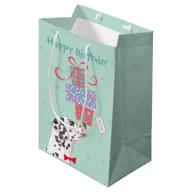 Presenter Dalmatien Medium Gift Bag (Framsidan Vinklad)