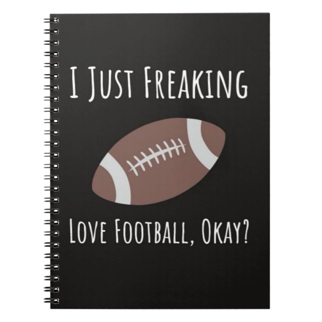 Presenter för fotboll Fläkt Älskare Anteckningsbok (Framsidan)