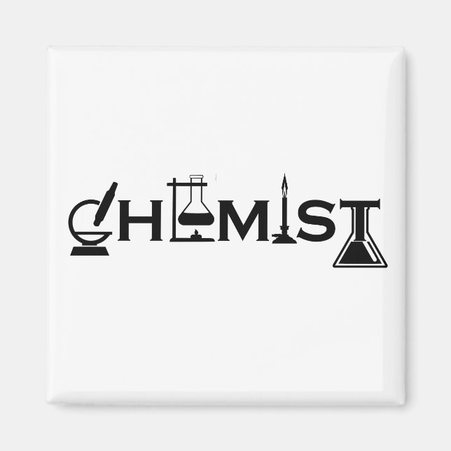 presenter för manar och kvinnokemist magnet (Framsidan)