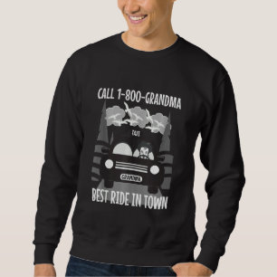 Presenter för mormödrar Cute Call 1 800 Grandma Lång Ärmad Tröja