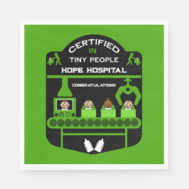 presenter för pediatrisk sjuksköterska pappersservett