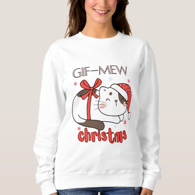 presenter mew christmas t shirt (Framsida)