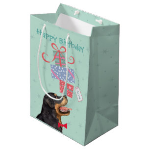 Presenter Rottweiler Medium Gift Bag