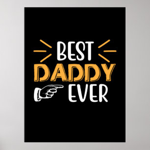 Presenter till pappa Bästa pappa någonsin Poster