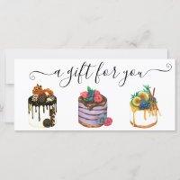 Presentera certifikat Baking bakery Cake