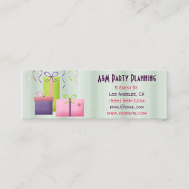 PresenterpartyPlanner Mini Visitkort