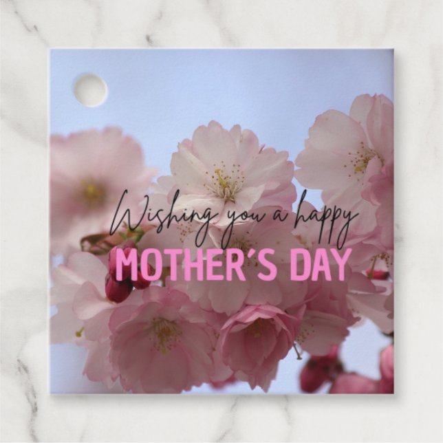 Presentetikett att sätta på paket eller blombukett gåvor etiketter (Framsida)