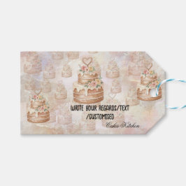 Presentetikett Cake Sticker-Personalized etikett