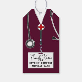 Presentetiketter för sjuksköterskor